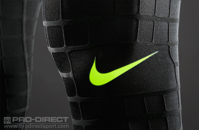ydre Velkommen mangel Nike Pro Combat Recovery Hypertights - Baselayer Clothing - Black/Volt 