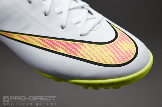Botas de futbol Nike- Nike Mercurial Victory TF - Turf -Terrenos sinteticos - 651646-170Blanco/Volt/Rosa/Negro | Pro:Direct Soccer