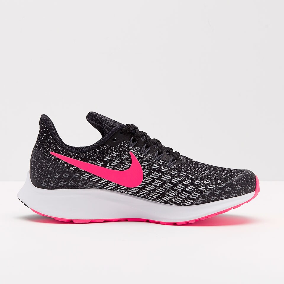 Nike air zoom pegasus 35 black and pink best sale