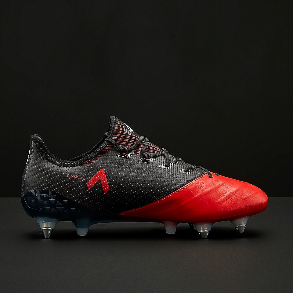 adidas ACE 17.1 Leather SG - Mens Boots - Soft Ground - Core