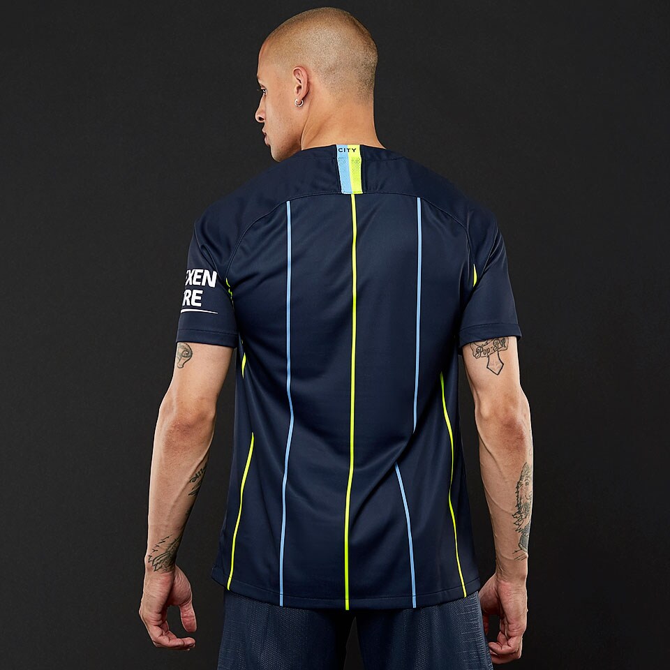 ウェア Manchester City 2018-19 Nike Away Nike Launch Man City 18/19 Away Kit - SoccerBible