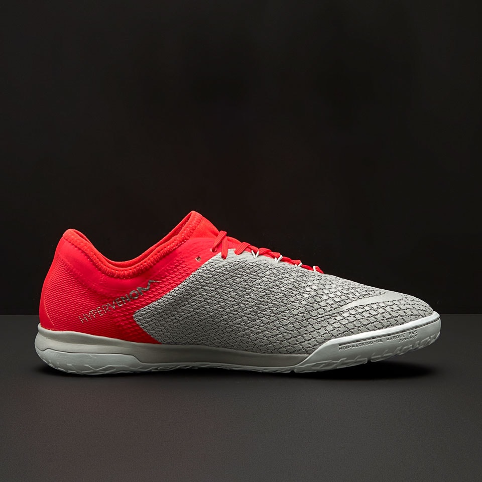 botas de fútbol - Nike Zoom Hypervenom III Pro IC - Gris Metálico/Crimson - AJ3804-060 | Pro:Direct Soccer