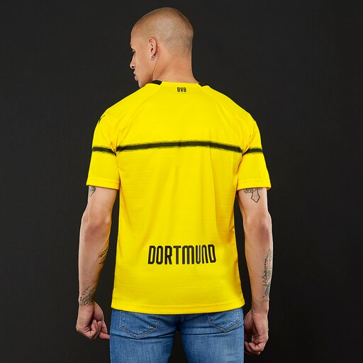 Puma Borussia Dortmund 2018/19 International SS Jersey - Cyber Yellow image 3 |