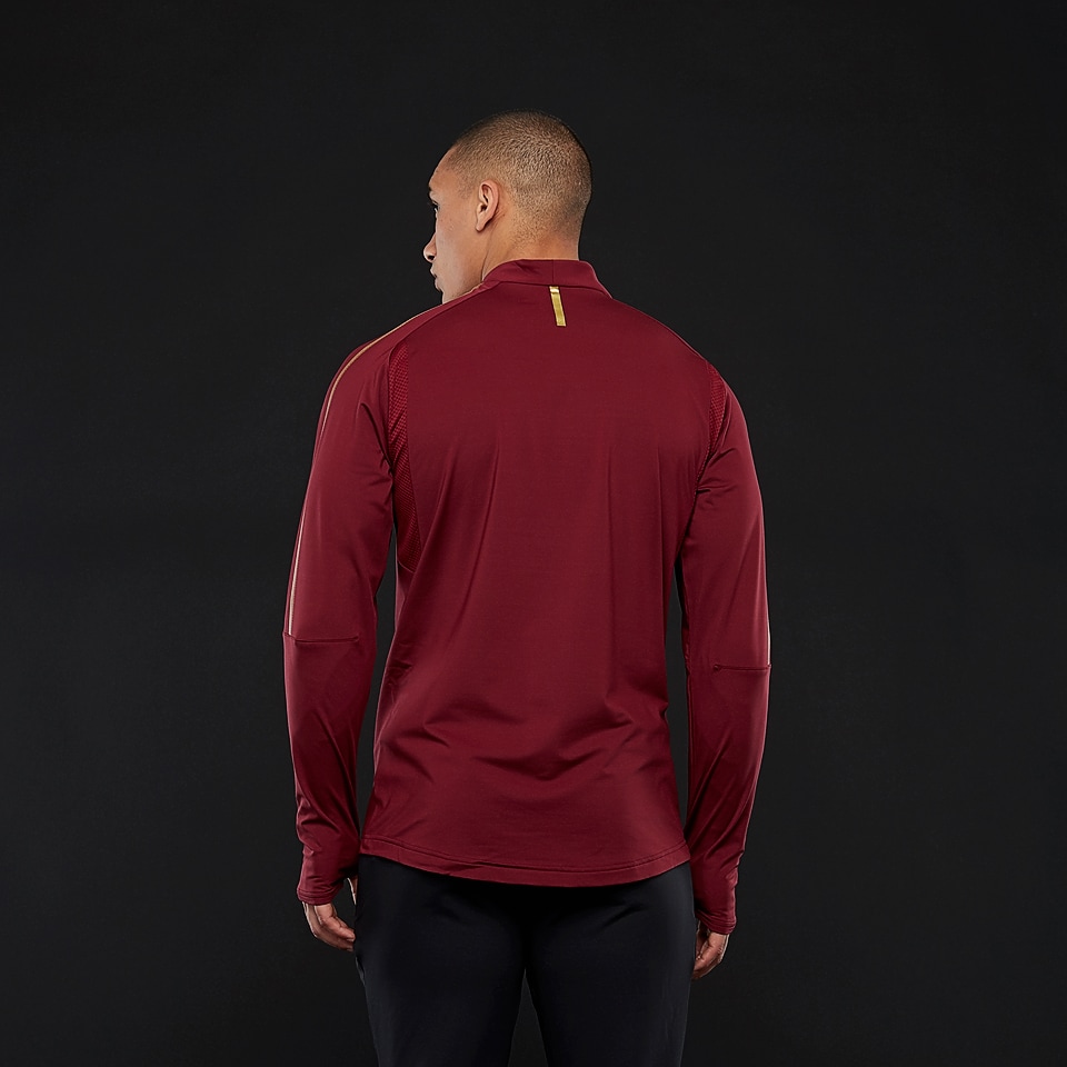 Puma Arsenal FC 2018/19 1/4 Zip Top - Pomegranate - Mens