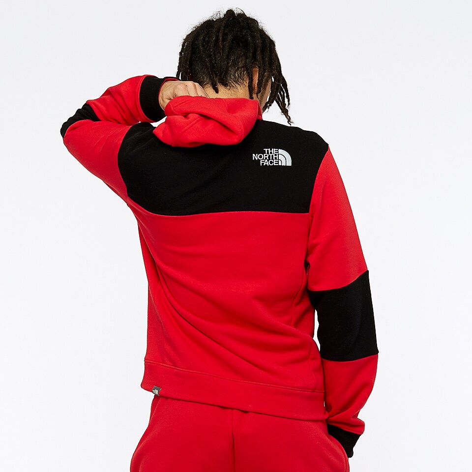 North face best sale himalayan hoodie red