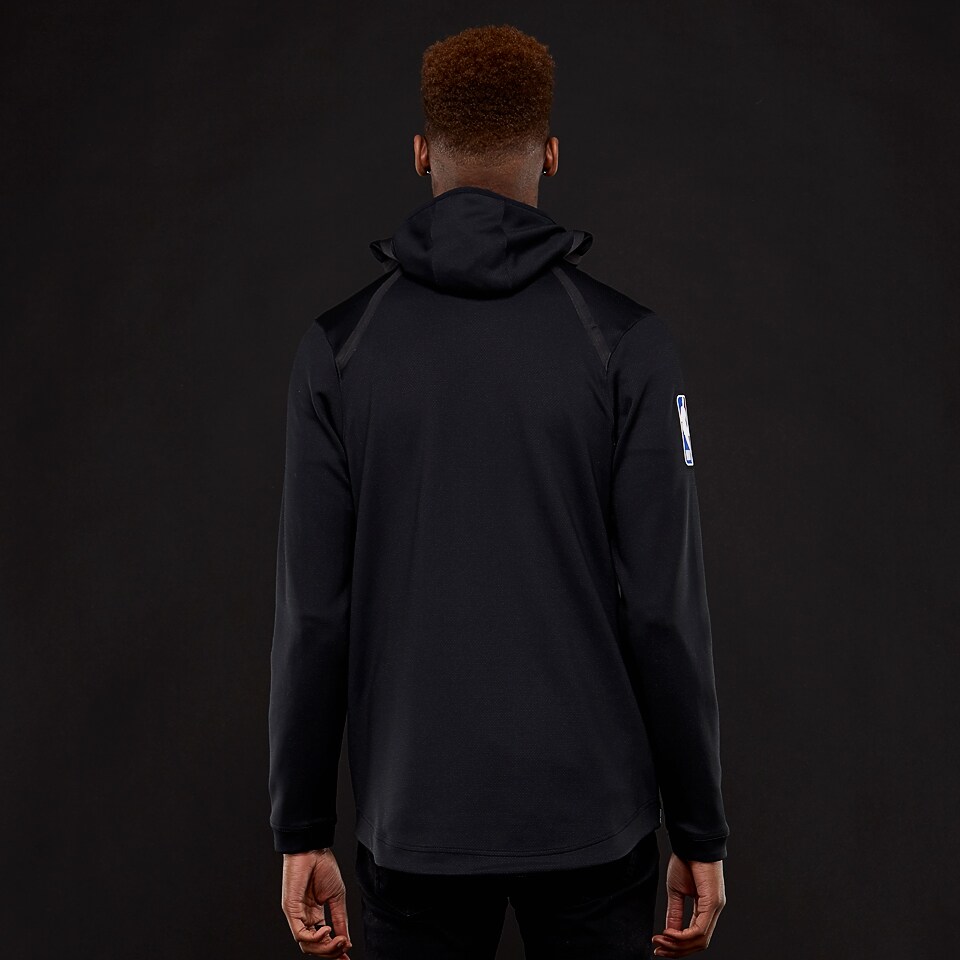 new york knicks nike therma flex showtime black