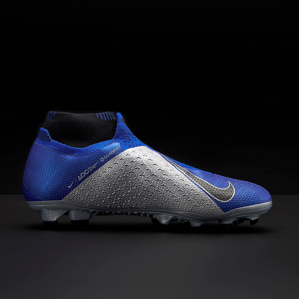 Algebraico Edad adulta arrebatar Botas de fútbol - Nike Phantom VSN Surge Elite DF FG -  Azul/Negro/Plateado/Volt | Pro:Direct Soccer