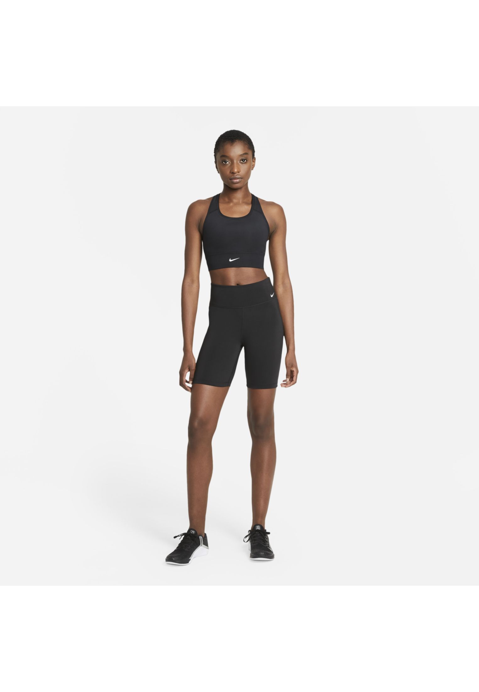 Nike Dri-FIT Swoosh Women's Medium-Support 1-Piece Padded Lo