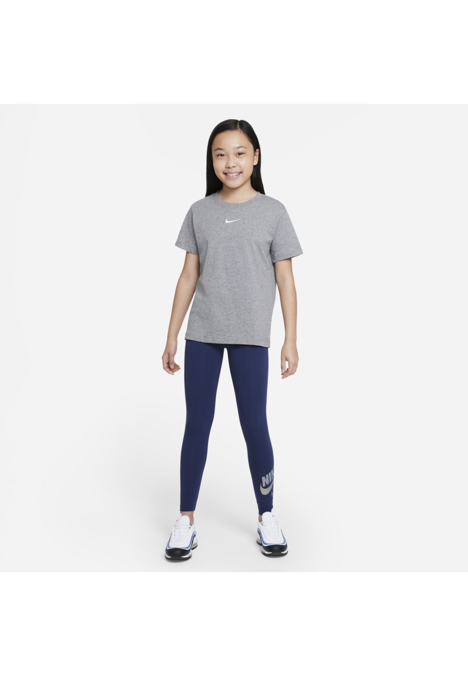Nike Air Kids Leggings - Midnight Navy - Girls Clothing