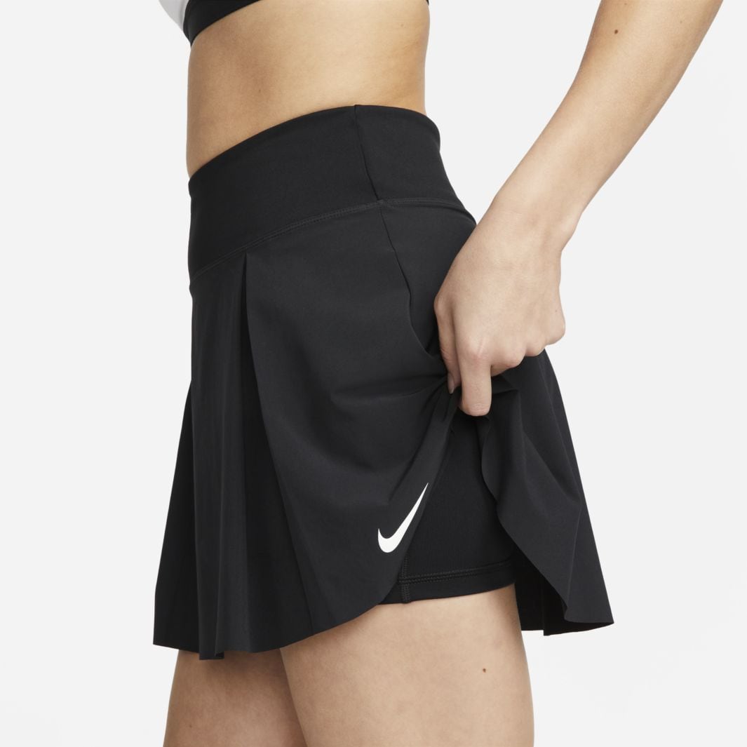 nike black club skirt shorts