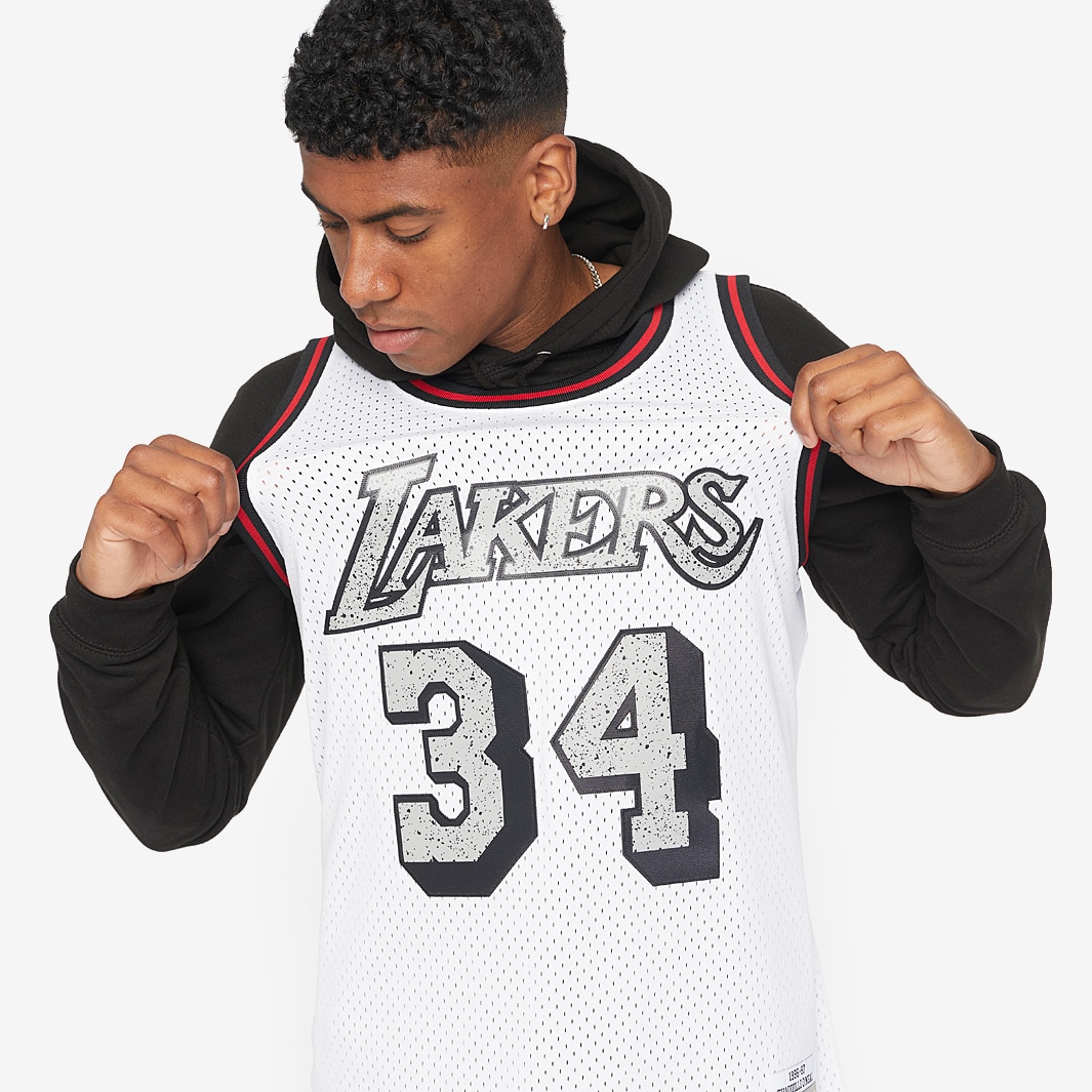 Mitchell & Ness Cracked Cement Swingman Shaquille O'Neal Los Angeles Lakers 1996-97 Jersey