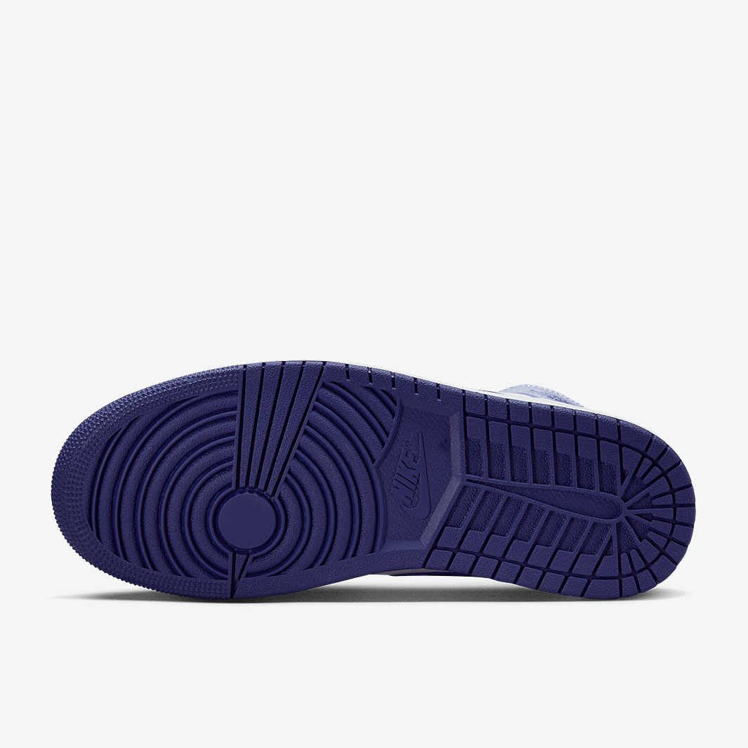Air Jordan 1 Mid - Sky J Purple/Sky J Purple/White - Mens Shoes 