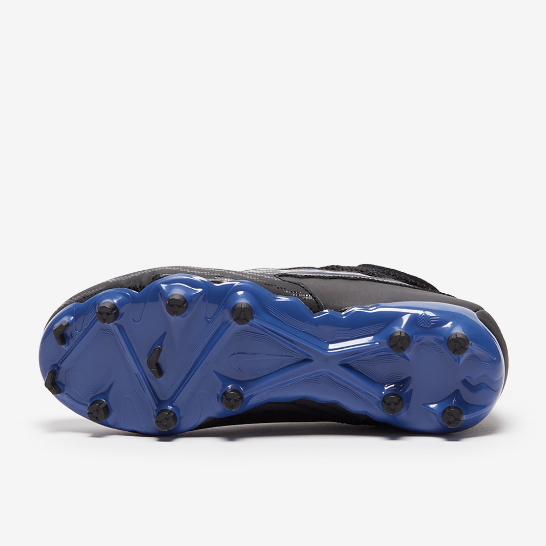 Nike Kids Phantom GX Academy DF FG/MG - Black/Chrome/Hyper