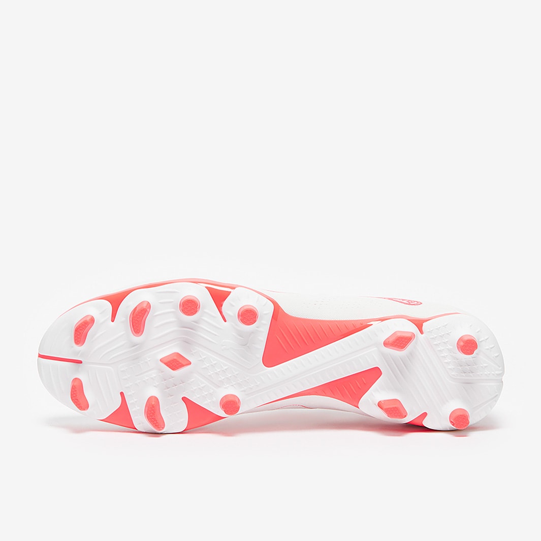 PUMA FUTURE PLAY TT 9 ホワイト/ファイアオーキッド Puma Future Play TT - Puma White/Fire Orchid - Mens Cleats |