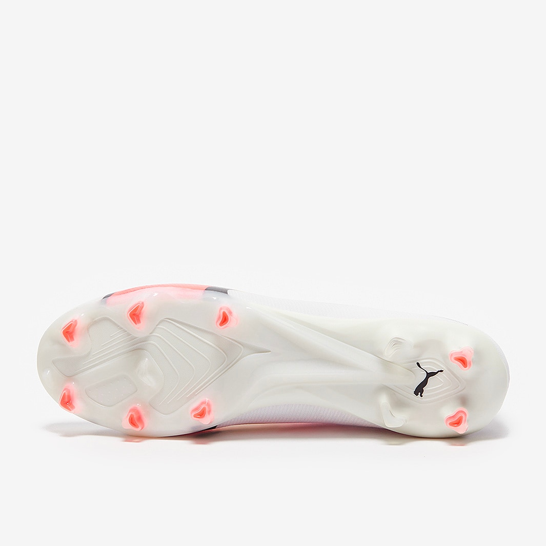 Puma Ultra Ultimate FG/AG - Puma White/Fire Orchid - Mens