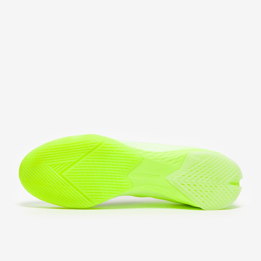 adidas X Crazyfast.1 IN - White/Core Black/Lucid Lemon