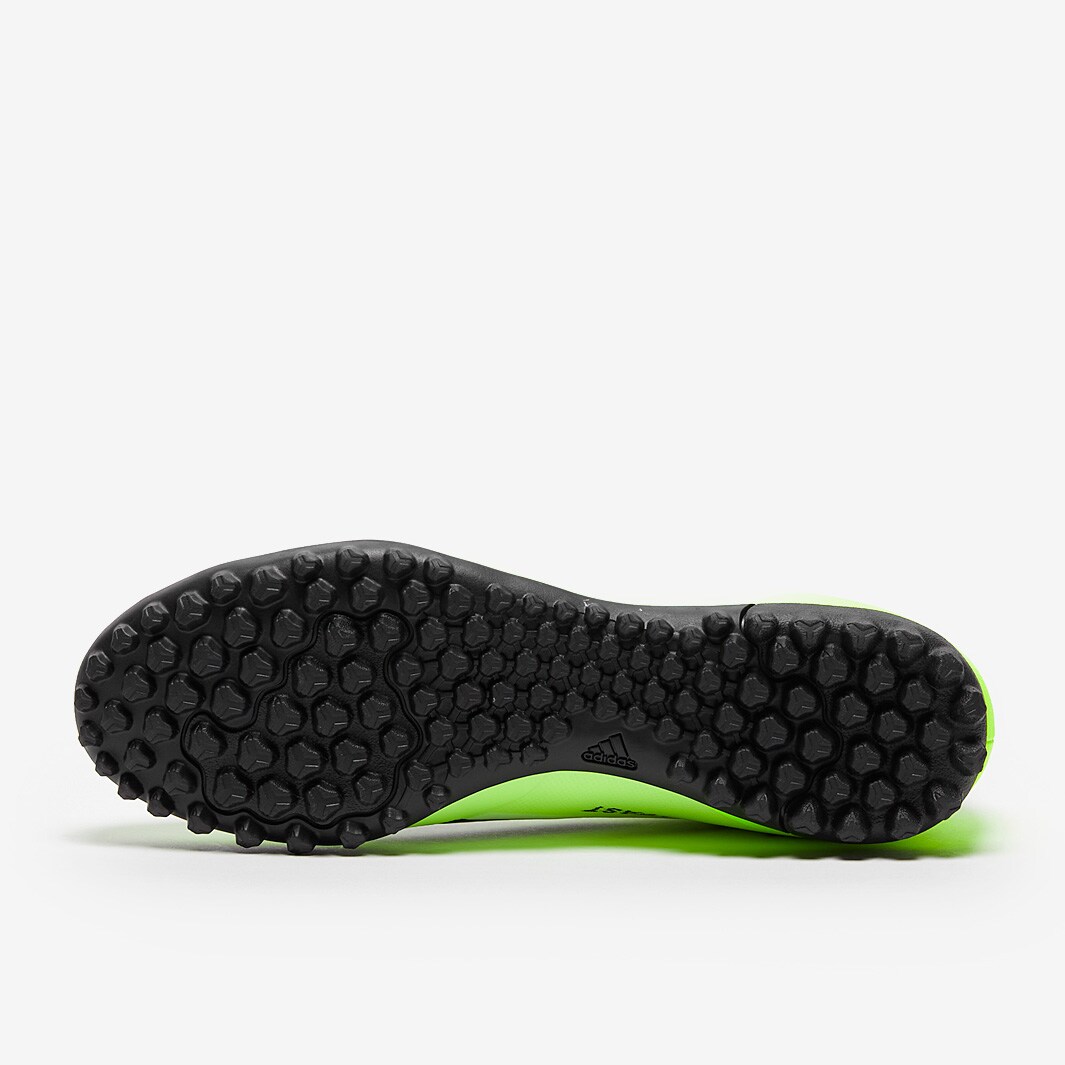 adidas X Crazyfast.4 TF - White/Core Black/Lucid Lemon