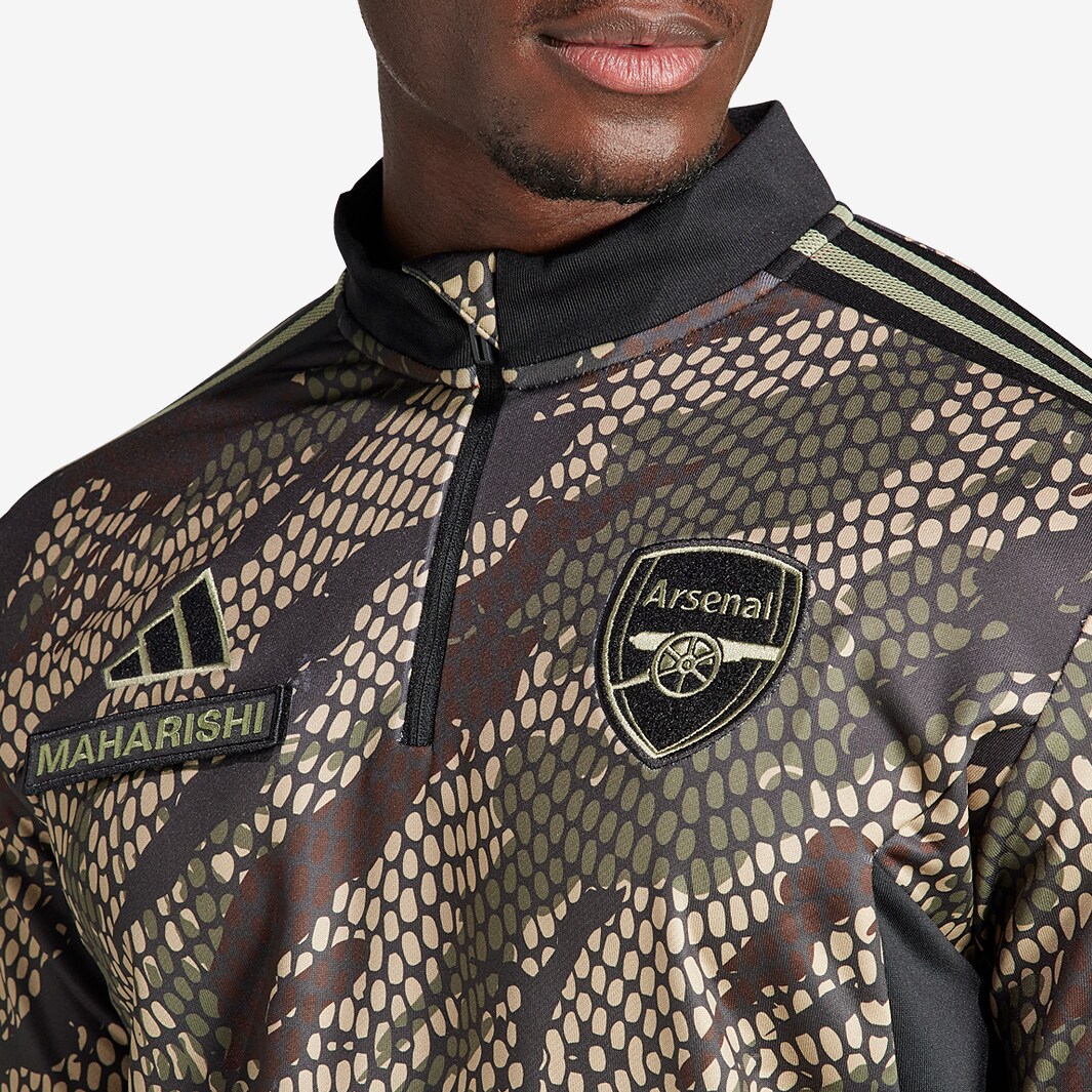 adidas Arsenal x Maharishi 23/24 Training Top - Mucoca/Black