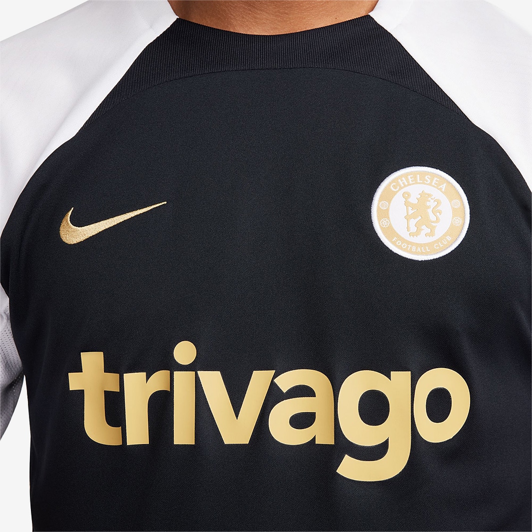 Nike Chelsea FC 23/24 Dri-Fit Strike SS Top - Pitch Blue