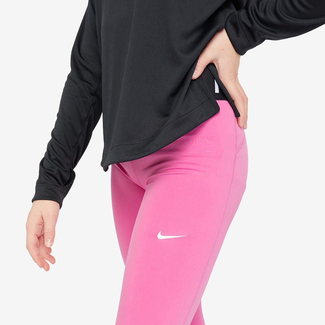 Nike Womens Pro Cool Training Capris Black/Vivid Pink/White 725468-011 Size  X-Small 