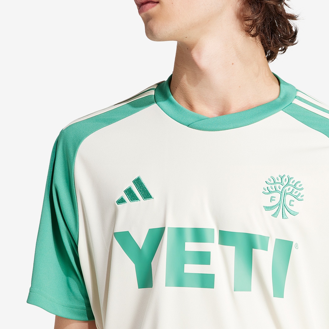 adidas Austin FC 2024 Away Jersey - Cream White - Mens Replica |