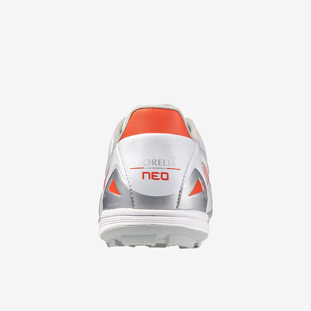 Mizuno Morelia Neo IV Pro AS - White/Radiant Red - Mens Cleats |