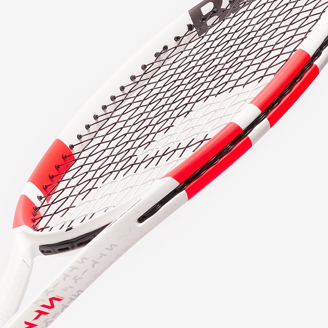 Babolat Pure Strike 100 16/20 - White/Red/Black - Mens Rackets