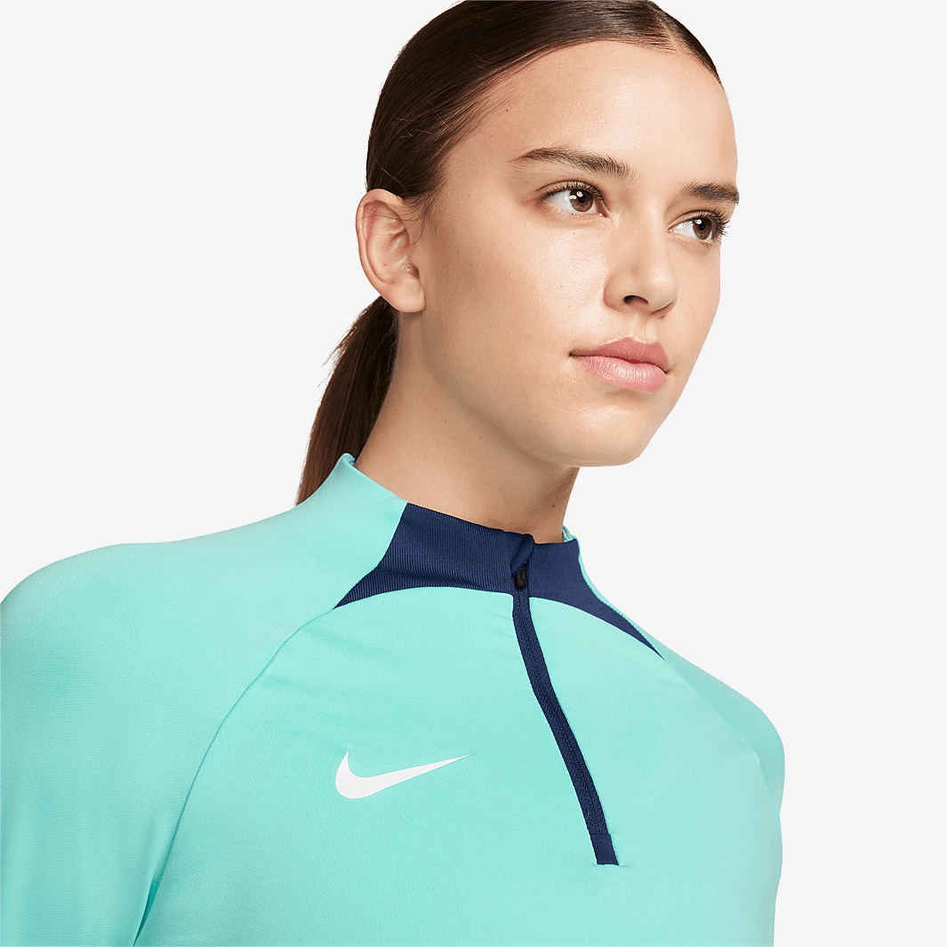 Nike Womes Dri-Fit Strike Drill LS Top-Hyper Turq/Washed Teal