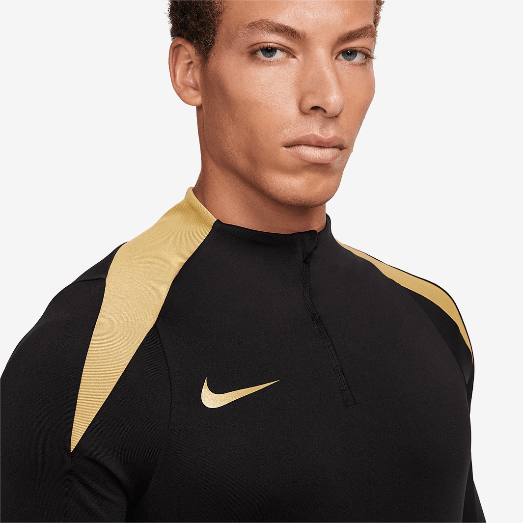 Nike Strike Black Gold And White Nike Shirt Nike Performance DRI