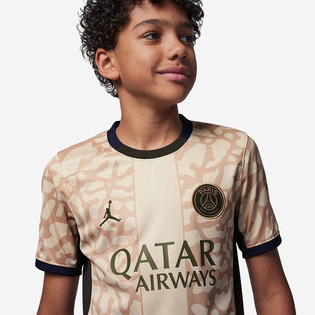 Jordan x Paris Saint-Germain 23/24 Kids 4th Dri-Fit Stadium SS Shirt ...