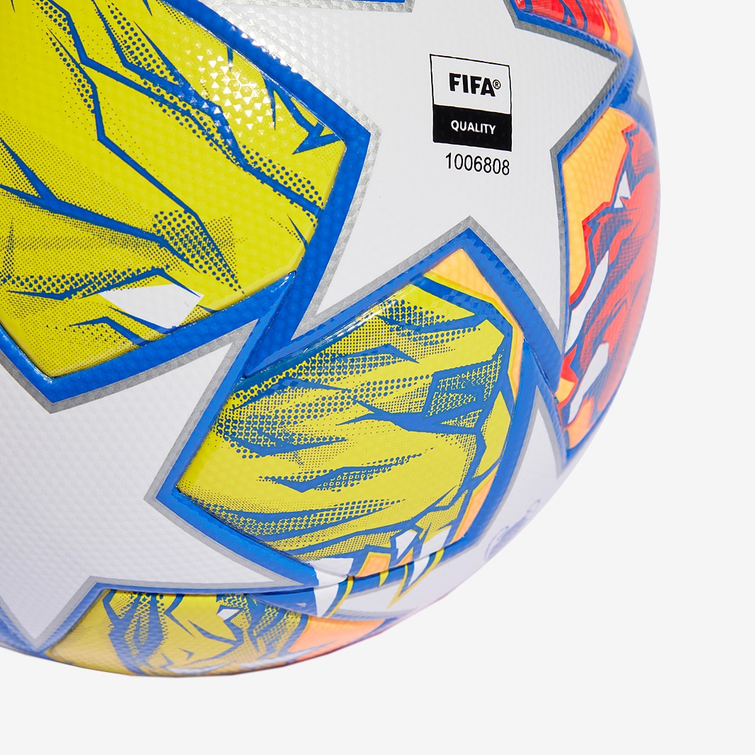 adidas UCL League - White/Glory Blue/Flash Orange - Footballs |