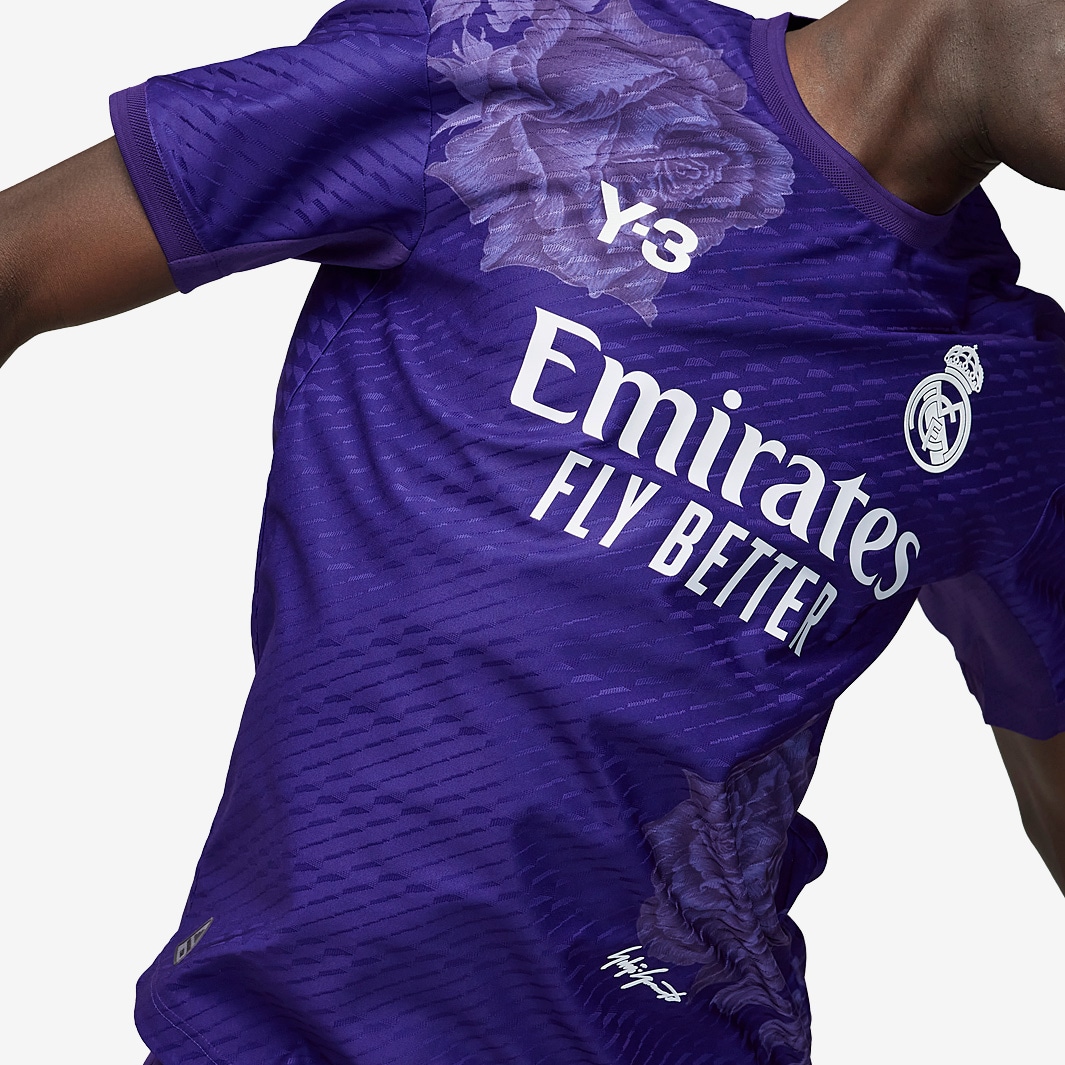 Real Madrid ユニフォーム3rd adidas 紫色 シャツ アディダス × Y-3 × レアル・マドリード 23/24 スペシャル