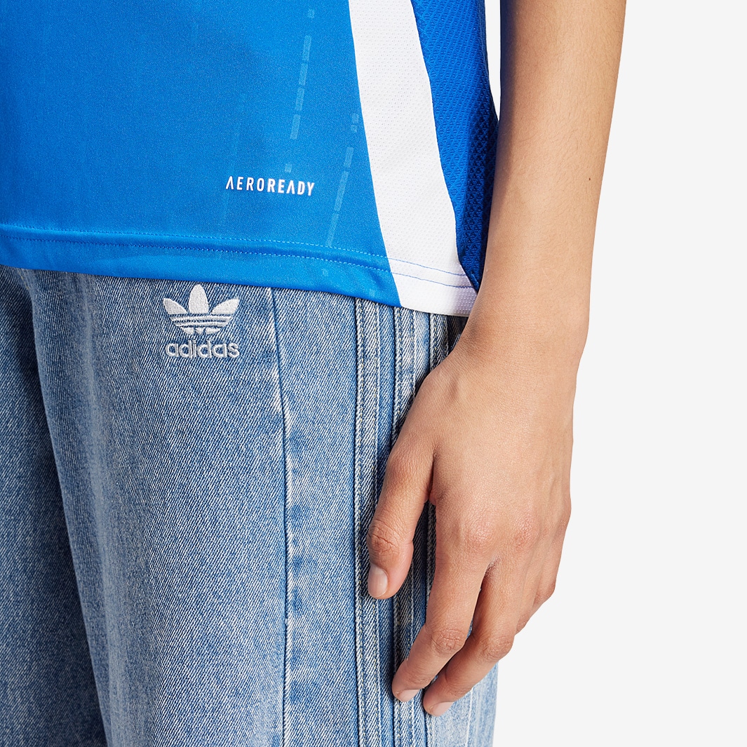 adidas Womens Italy 23/24 Home Shirt - Blue - Womens Replica |