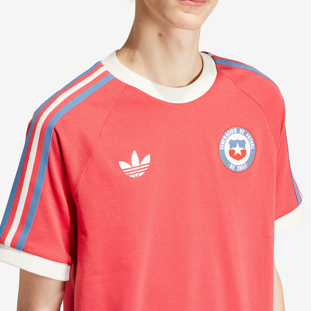 Nueva Camiseta Camiseta Seleccion Chilena Retro Adidas Camiseta