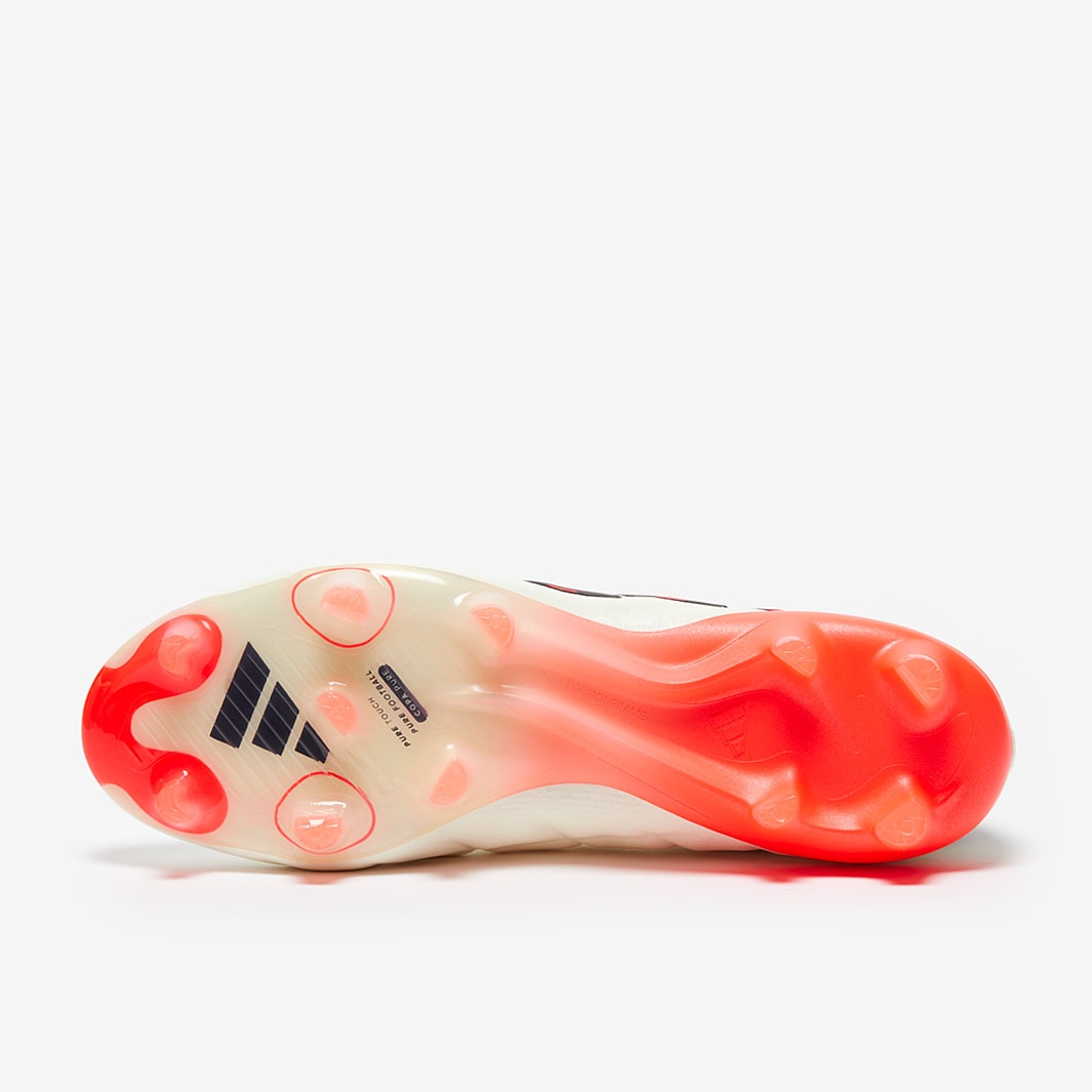 adidas Copa Pure 2 Elite+ Firm Ground - Ivory/Core Black/Solar Red