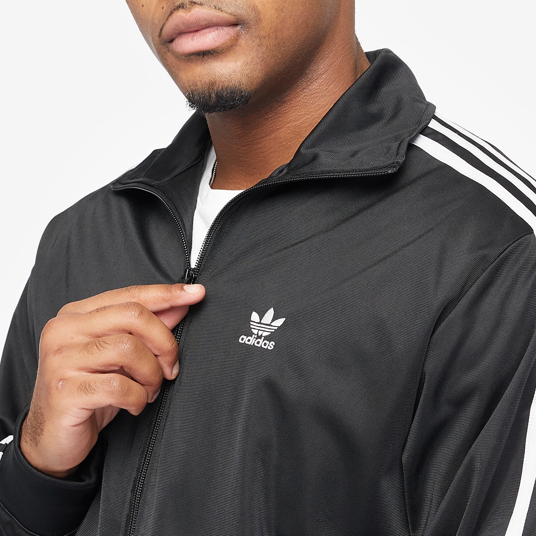 adidas Originals Firebird Track Top - Black - Tops - Mens