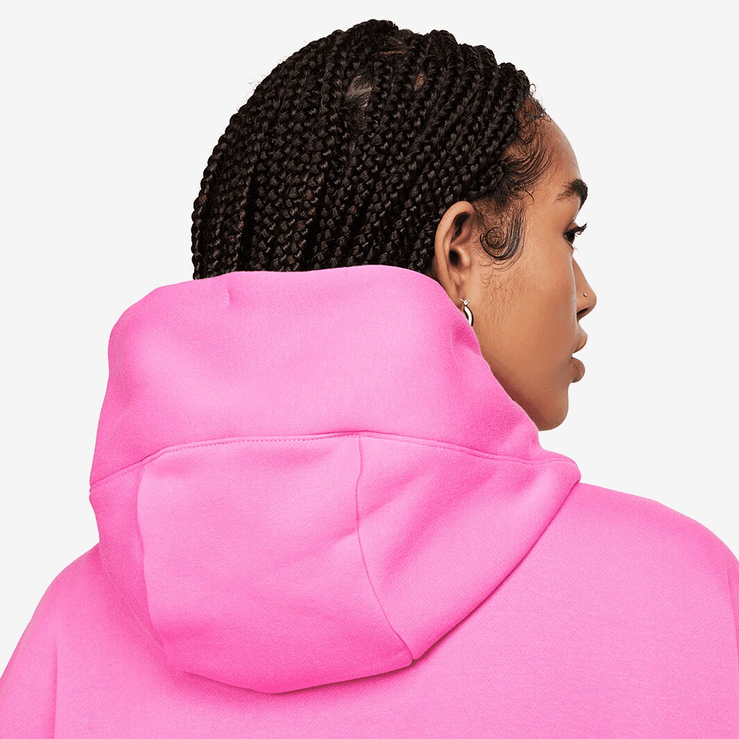 pink nike overhead hoodie