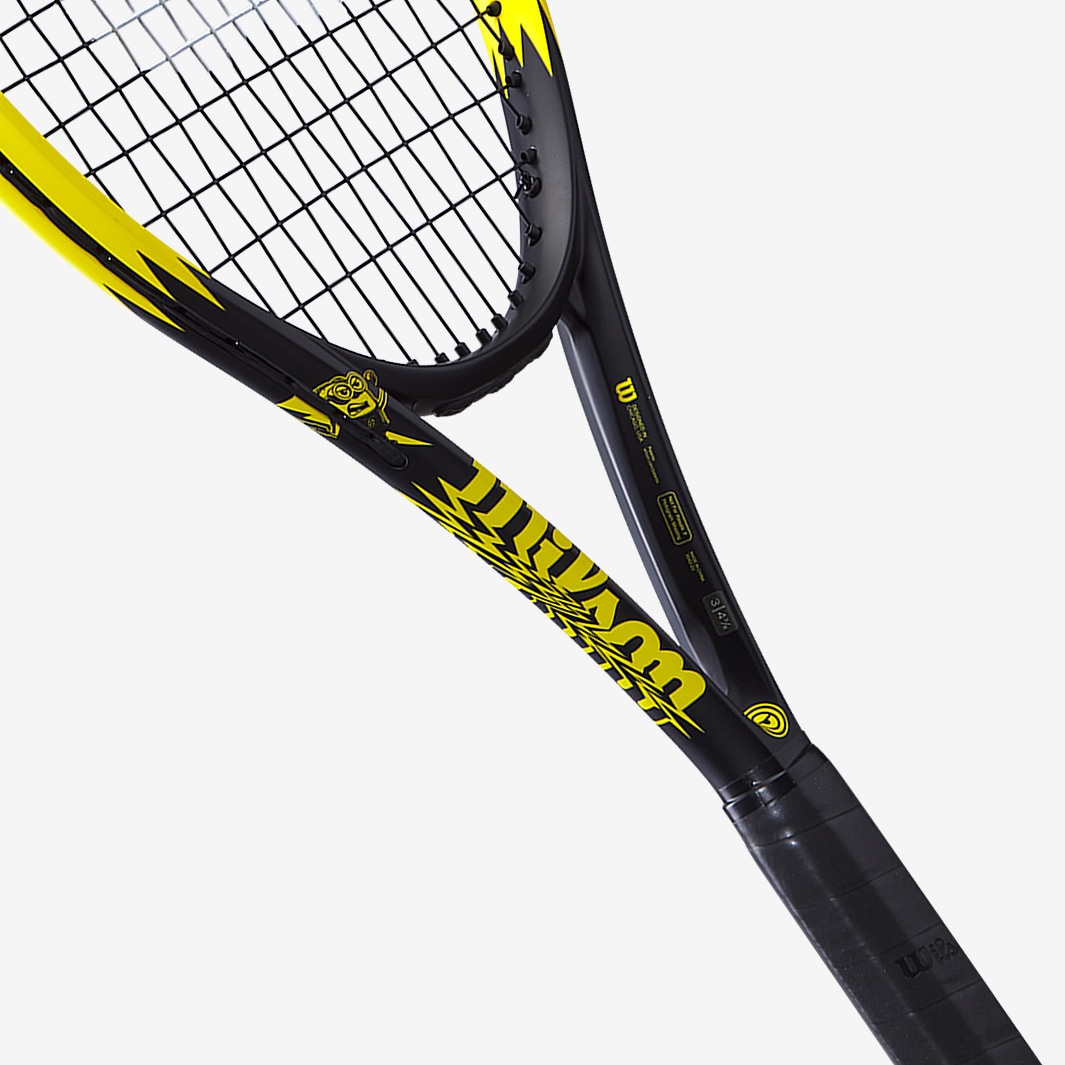 Wilson Minions Clash 100L V2.0 - Yellow/Black - Mens Rackets | Pro