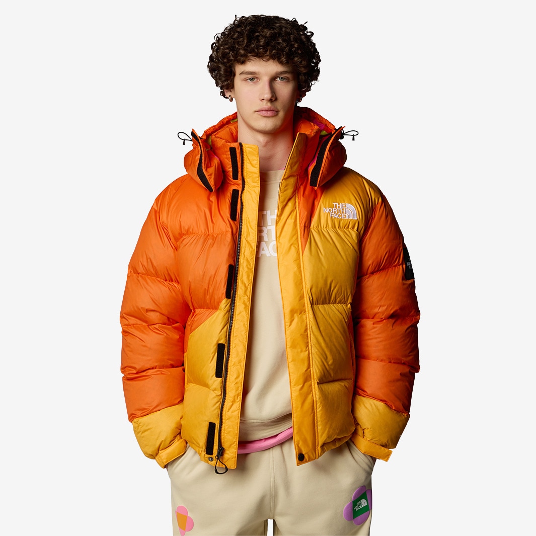 The North Face X Yinka Ilori Down Puffer Jacket Red Orange