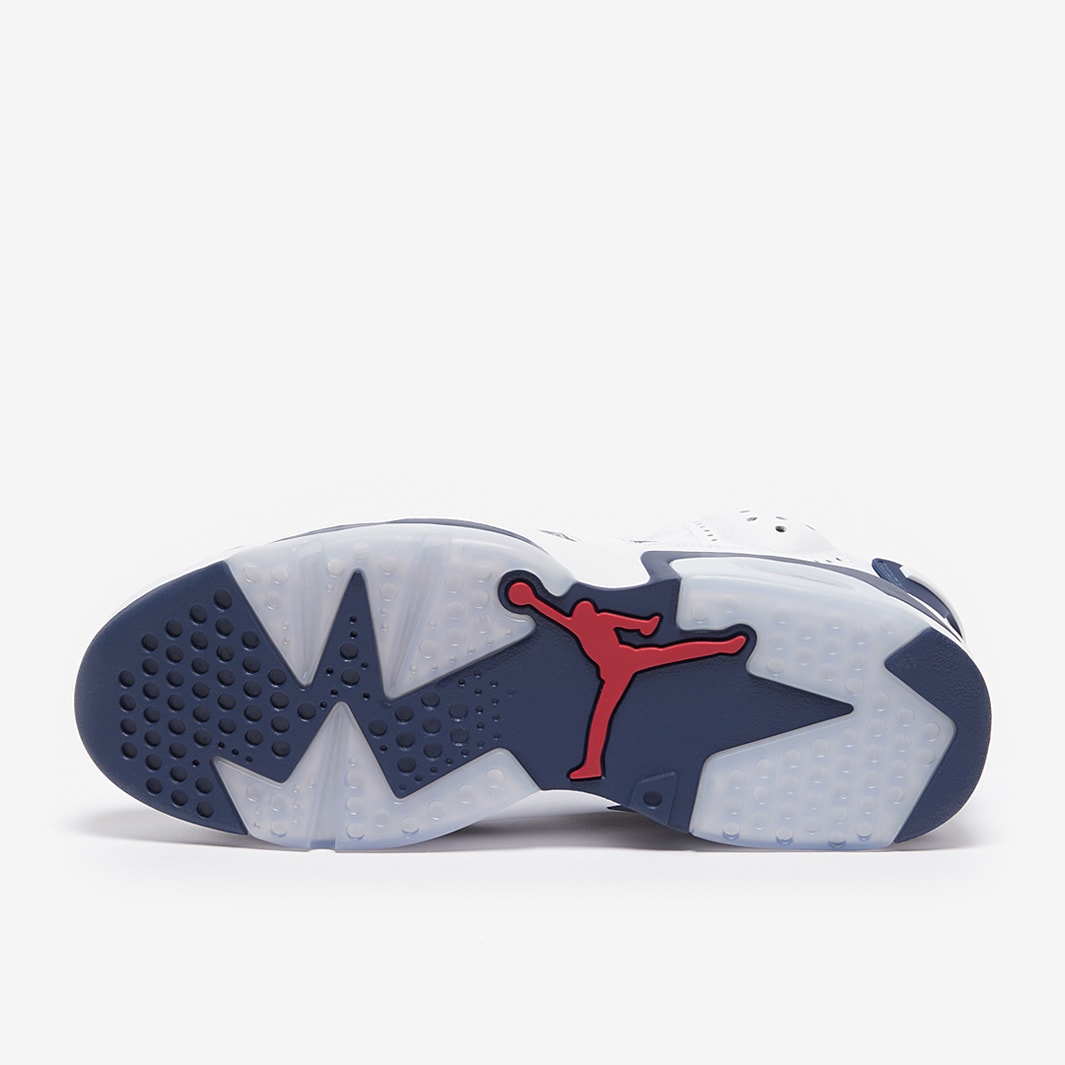 Air Jordan 6 Retro - White/Varsity Red/Midnight Navy - Trainers