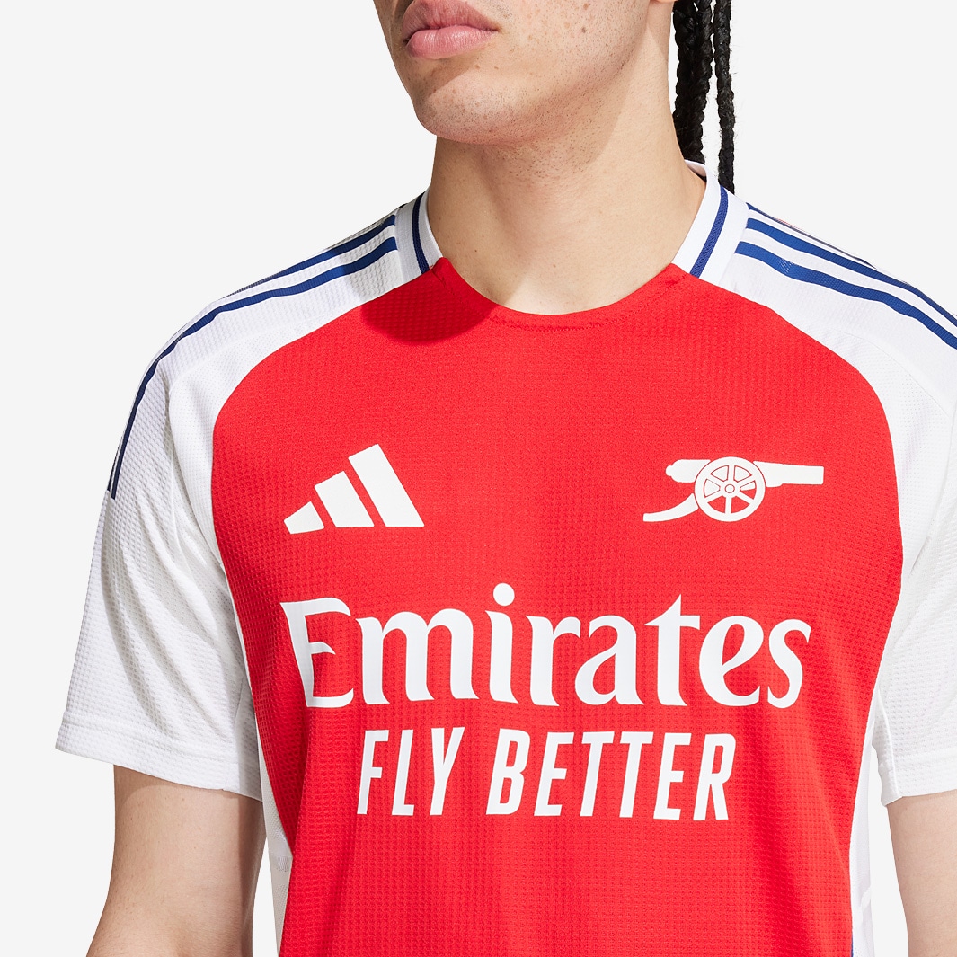 adidas Arsenal 24/25 Authentic Home Shirt - Better Scarlet