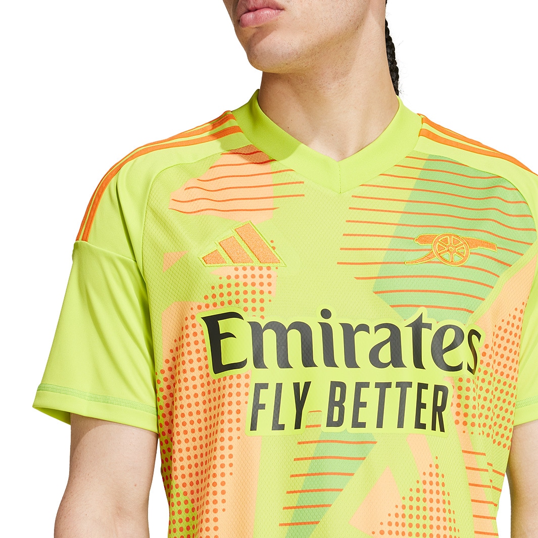 Maillot de Gardienadidas Arsenall 24/25 Jaune Semi Solaire