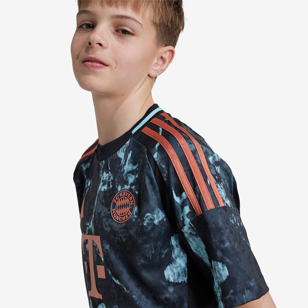 adidas Bayern Munich 24/25 Kids Away Shirt - Black - Boys