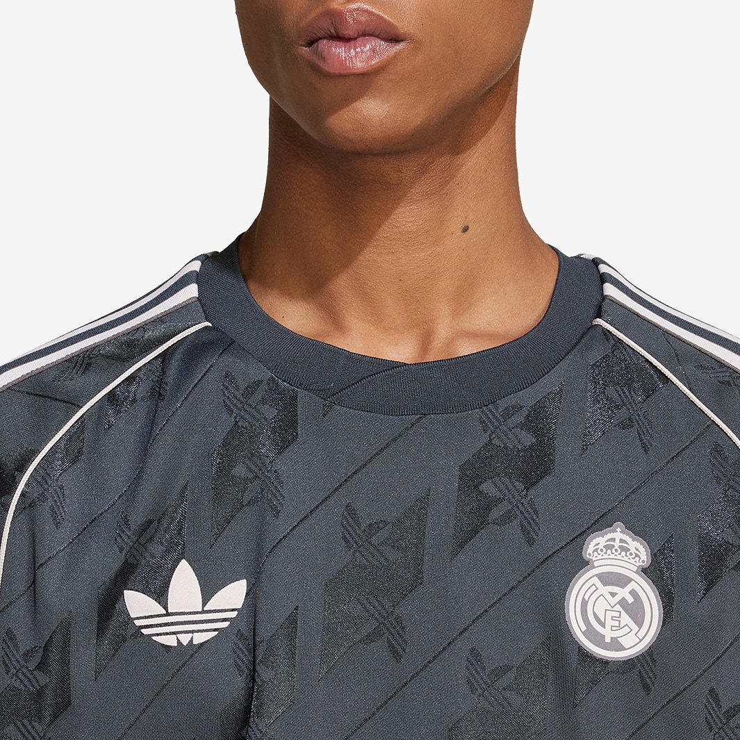 adidas Originals Real Madrid Lifestyler Shirt - Dark Grey