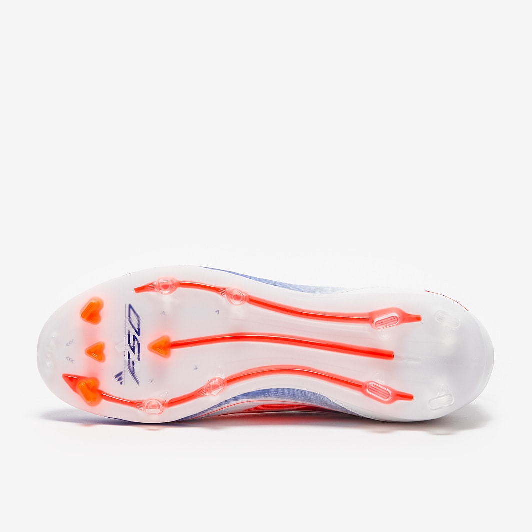 adidas Kids F50 Pro Laceless Firm Ground - Ftwr White/Solar