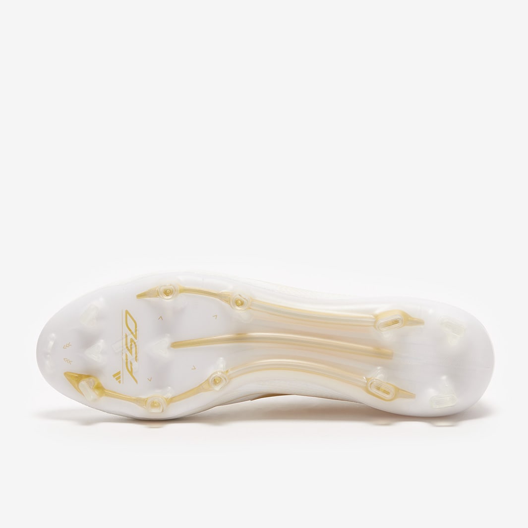 adidas F50 Elite Firm Ground - Ftwr White/Gold Met/Ftwr adidas F50 Elite Firm Ground - Ftwr White/Gold Met/Ftwr