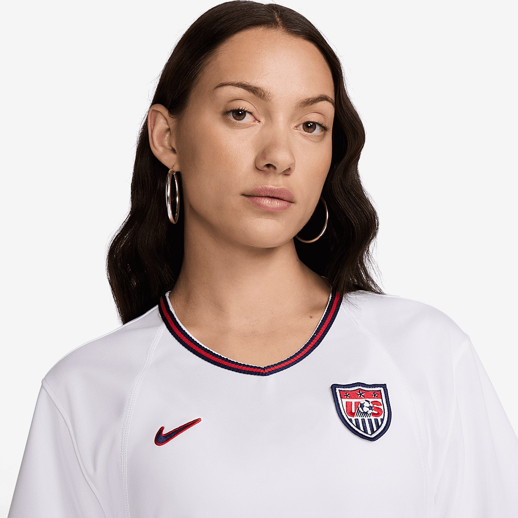 Nike USA Reissue 1999 Womens SS Shirt - White/Royal Blue - Womens