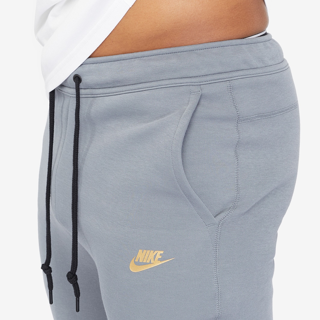 Nike Sportswear Tech Fleece Joggers Cool Grey/Metallic Gold