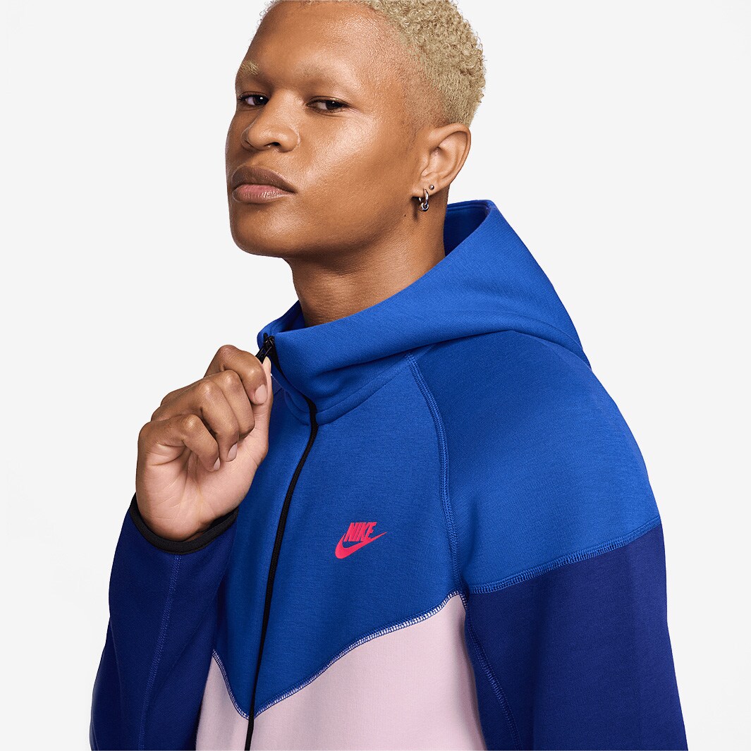 nike tech fleece hoodie game royal