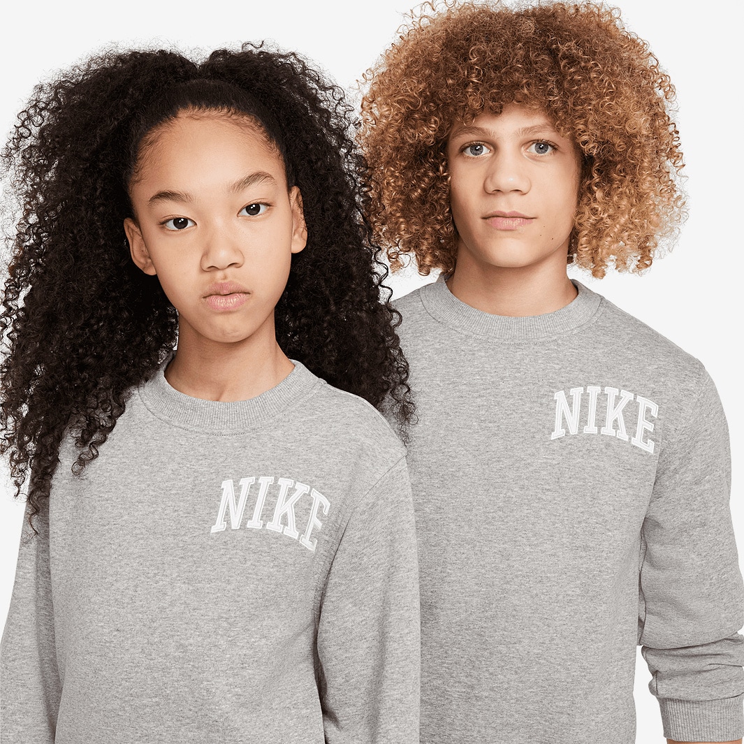 nike french terry crew sweatshirt